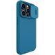 3. Nillkin CamShield Pro Case iPhone 14 Pro Armored Cover Camera Protector Blue