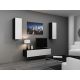 5. TV cabinet VIGO '140' 30/140/40 black/white gloss