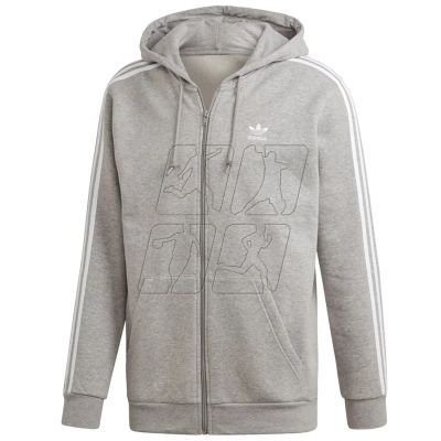 4. Sweatshirt adidas 3 Stripes Full-Zip Hoodie Jr. ED5969