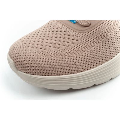 6. Skechers women's sports shoes Bobs Squad Waves beige light fashionable