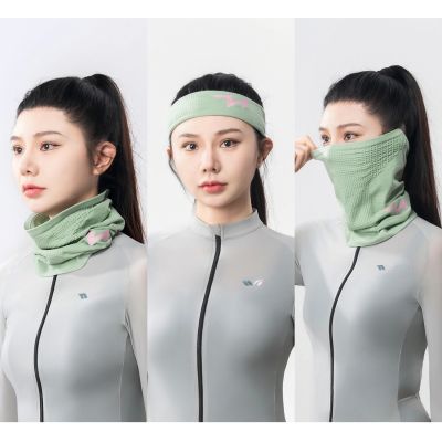 4. Rockbros LFA23 TVI Women's Knitted Bicycle Neck Warmer - Green