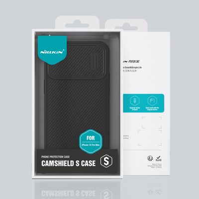 5. Nillkin CamShield S Case iPhone 14 Pro Max Armored Cover Camera Protector Green