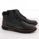 14. Men’s Black Waterproof Leather Boots with Warm Lining Rieker B3343-00