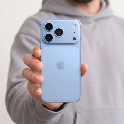 8. Tempered Glass Camera Module Protector Tech-Protect Camfull Fit+ for iPhone 18 Pro – Light Blue