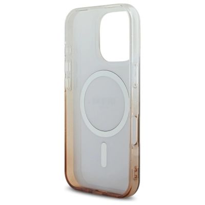 7. Guess IML Glitter Gradient MagSafe Case for iPhone 16 Pro Max - Brown
