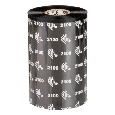 Zebra 2100 Wax Thermal Tape 450m Black