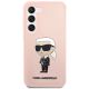 3. Karl Lagerfeld KLHCS23SSNIKBCP S23 S911 hardcase pink/pink Silicone Ikonik