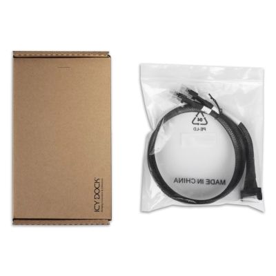 4. IcyDock MCIO 8i SFF-TA-1016 cable to 2x SlimSAS 4i 0.5 Meter