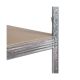 2. AW shelf, 6 shelves, 225x90x50, load capacity 300kg / 6.0mm - push-in, quick assembly