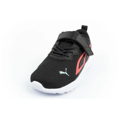 3. Puma Kids' All-Day Sports Sneakers with Hook-and-Loop Fastener, Black and Comfortable