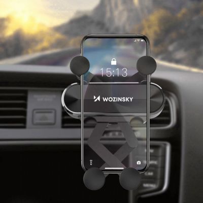 15. Wozinsky gravity car phone holder for air vent black (WCH-05)