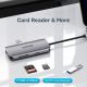 13. UNITEK ACTIVE HUB USB-C 2X HDMI, SD READER, 4K, RJ-45, PD 100W, 5 GBPS