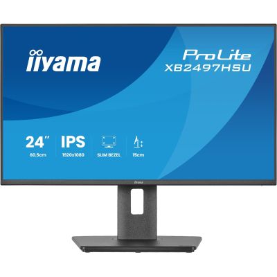 3. iiyama ProLite XB2497HSU-B1 computer monitor 60.5 cm (23.8") 1920 x 1080 px Full HD LED Black