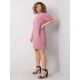 2. Dusty pink plus size cotton dress (RV-SK-6319.65)