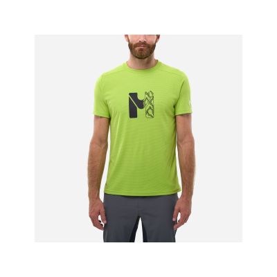 3. MILLET Kamet Map Ts Ss M men's t-shirt blue