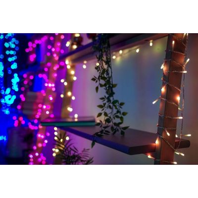 4. Smart Twinkly LED Icicle Lights 190 RGB 5 x 0.7 m