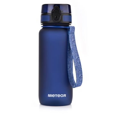 70. Meteor 650 ml navy blue sports bottle