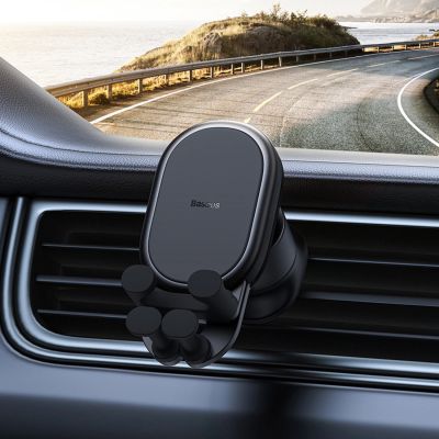 11. Baseus Stable Series air vent car holder black (SUWX020001)