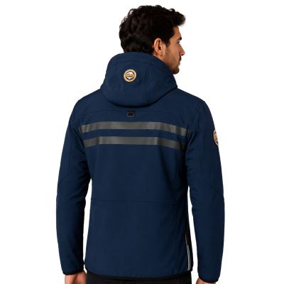 2. Men’s Softshell Jacket Geographical Norway ROYAUTE MEN ASS A BS2 056 (WT1804H/GN-NAVY / ORANGE)