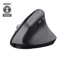 Trust BAYO+ ERGONOMIC WIRELESS Black mouse