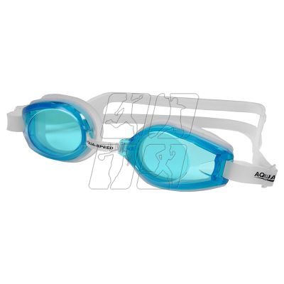 Swimming goggles Aqua-Speed Avanti white / blue 29/007