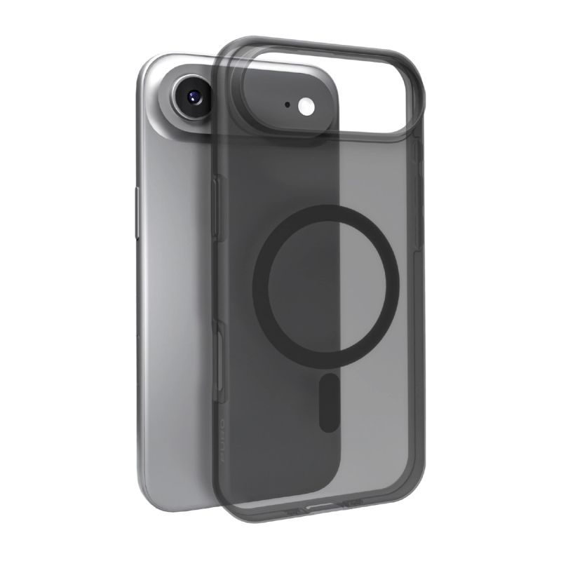 Puro Daylight Magsafe Compatible Silicone Case for iPhone 17 Air - Translucent Black