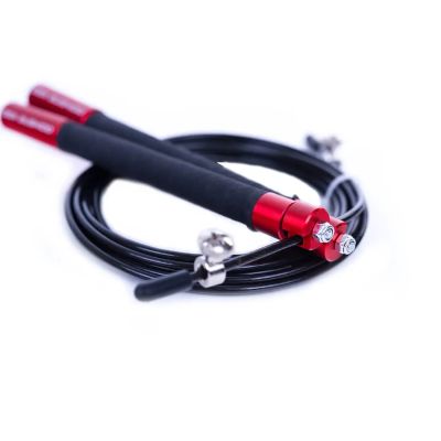 2. Aluminum skipping rope with bearings, 3 meters | red | SK54