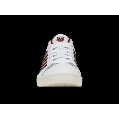 3. K-swiss sneakers COURT TIEBREAK II WHITE/TIBETAN RED/SNOW WHITE-M (04413-152-M)