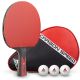 8. TABLE TENNIS RACKET 3 BALLS COVER JOOLA CARBON SPEED