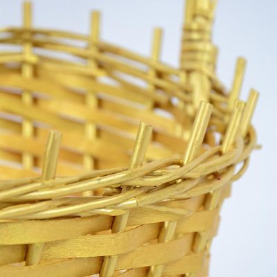 5. GOLD GIFT BASKET 46 x 28 x 11 CM
