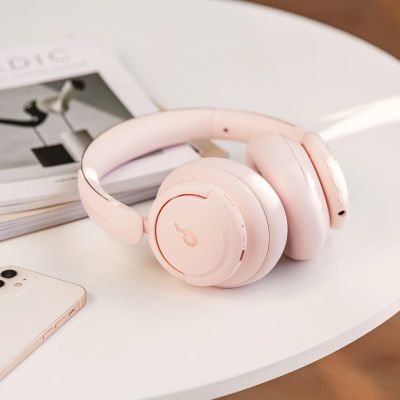 5. Anker Soundcore Life Q30 A3028051 Pink On-Ear Headphones