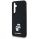 6. Karl Lagerfeld Silicone Karl&Choupette Metal Pin case for Samsung Galaxy A35 - black