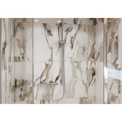 7. BATH SHELF ADDSTORIS Q HANSGROHE CHROME