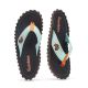 2. Gumbies unisex flip-flops ISLANDER FLIP-FLOP TRICOLOR BLACK