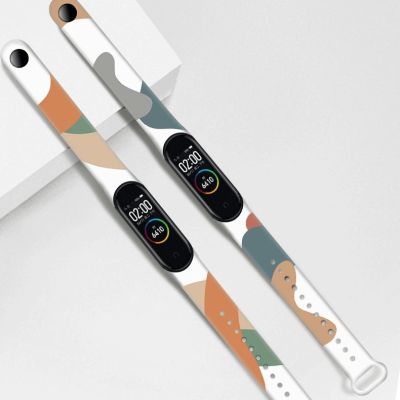5. Strap Moro band for Xiaomi Mi Band 3 / 4 silicone strap watch bracelet pattern 4