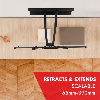 6. MACLEAN TV MOUNT, MAX VESA 600X400, 32-85", 60KG, VERTICAL AND HORIZONTAL ANGLE ADJUSTMENT, PROFILE 65-390MM, BLACK MC-789