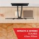 6. MACLEAN TV MOUNT, MAX VESA 600X400, 32-85", 60KG, VERTICAL AND HORIZONTAL ANGLE ADJUSTMENT, PROFILE 65-390MM, BLACK MC-789