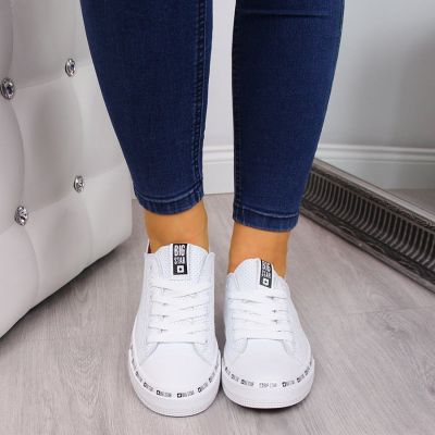 3. Big Star W FF274024 openwork low sneakers white