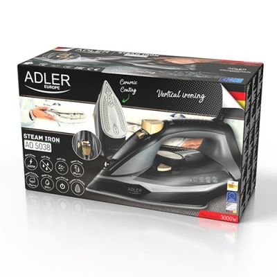 3. 3000W Adler Steam Iron Adler