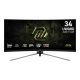 MSI MAG 345CQRF E20 Computer Monitor 86.4 cm (34") 3440 x 1440 px UltraWide Dual Quad HD Black