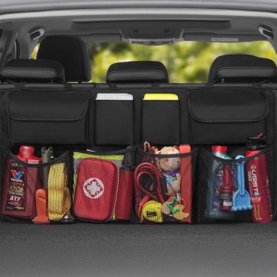 2. Wozinsky Large Car Organizer for Back Seat Backrest and Trunk - Black