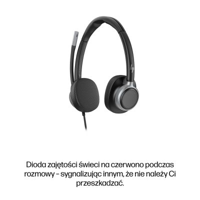 63. HP Poly Mission 625 – Stereo Wired USB Headset (Multi-Pack)