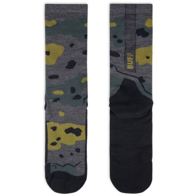 3. Buff MERINO LIGHTWEIGHT CREW SOCK LWC2 GRAY L socks