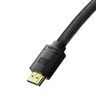 4. Baseus High Definition Series 8K HDMI Cable 1m - Black