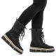 7. Water-resistant women’s snow boots with thick sole, black, Rieker Y6380-00