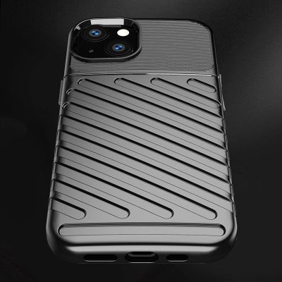 8. Thunder Case Flexible Tough Rugged Cover TPU Case for iPhone 13 mini green