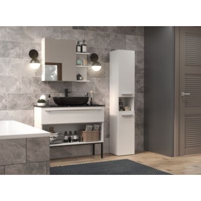 5. Bathroom cabinet NEL I 31x30xH174 matt white