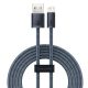 Baseus cable for iPhone USB - Lightning 2m, 2.4A gray (CALD000516)
