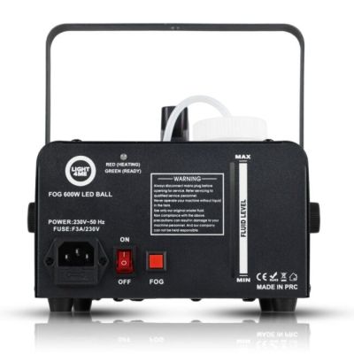 3. LIGHT4ME FOG 600W LED BALL - Smoke/fog machine, backlit smoke effect/disco ball, wireless remote control