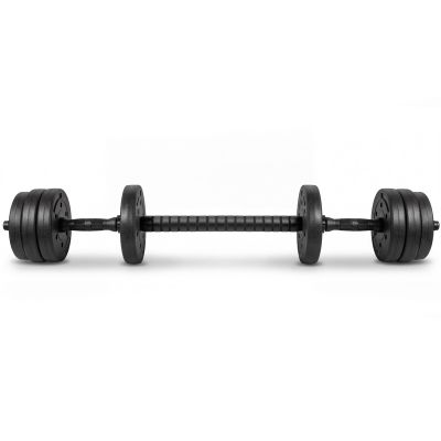 7. 4-in-1 Weight Set (Barbell, Dumbbells, Kettlebell, Push-Up Handles) Spokey PONDUS SET 20 kg